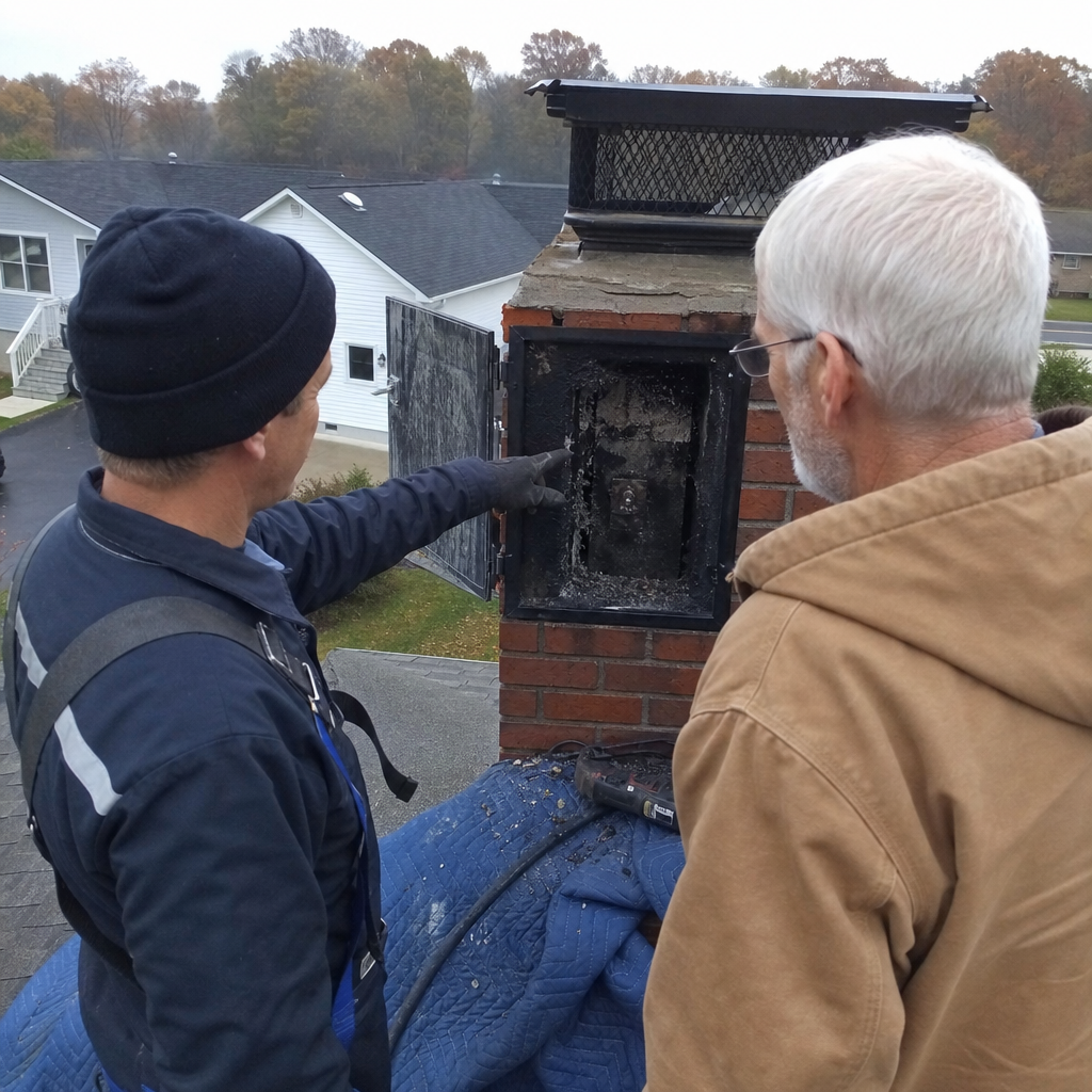 What Is Creosote Buildup? (Greeneville, TN) | Premier Chimney Cleaning Service Greeneville
